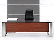 玻璃大班台 Glass Executive Desk